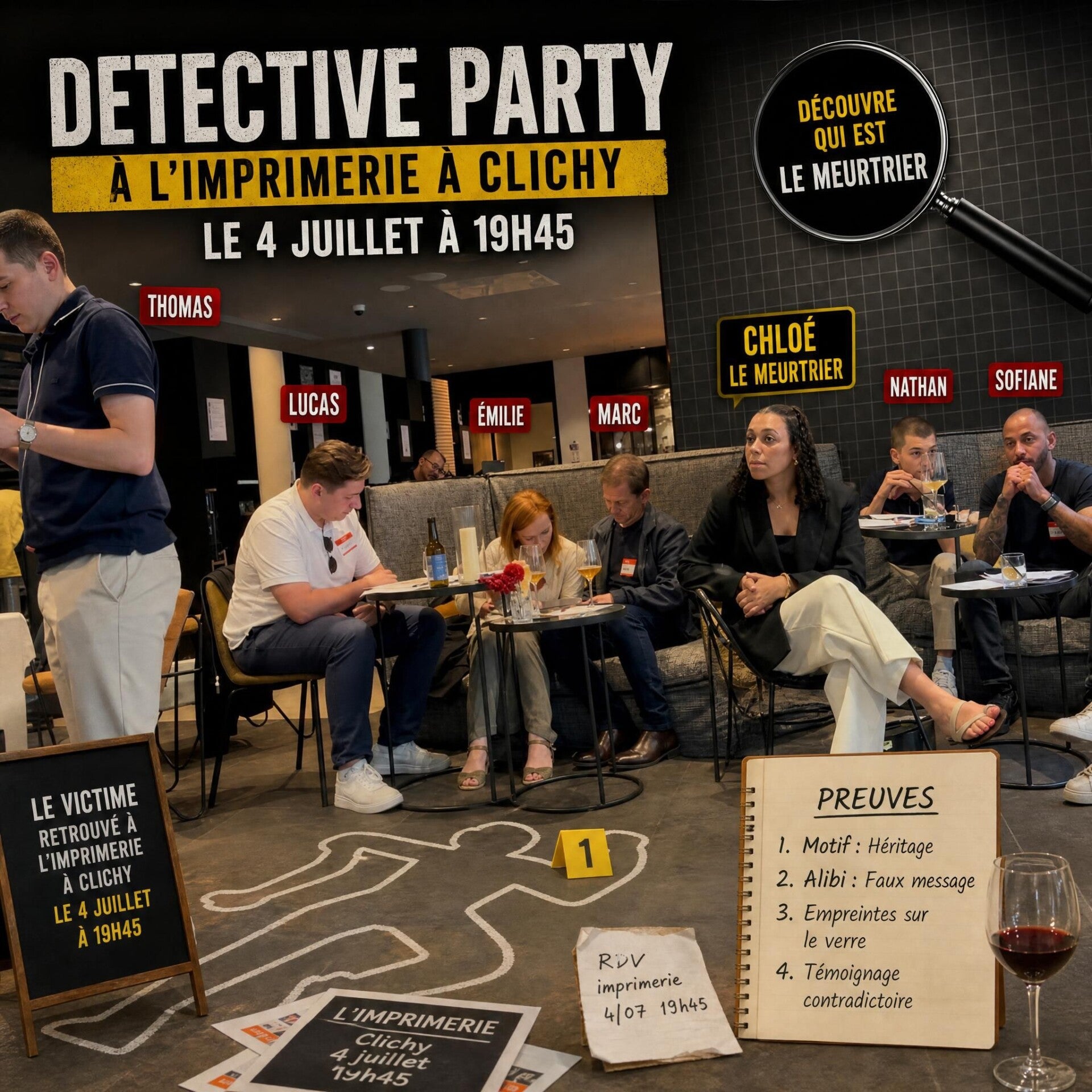 Détective party🕵️