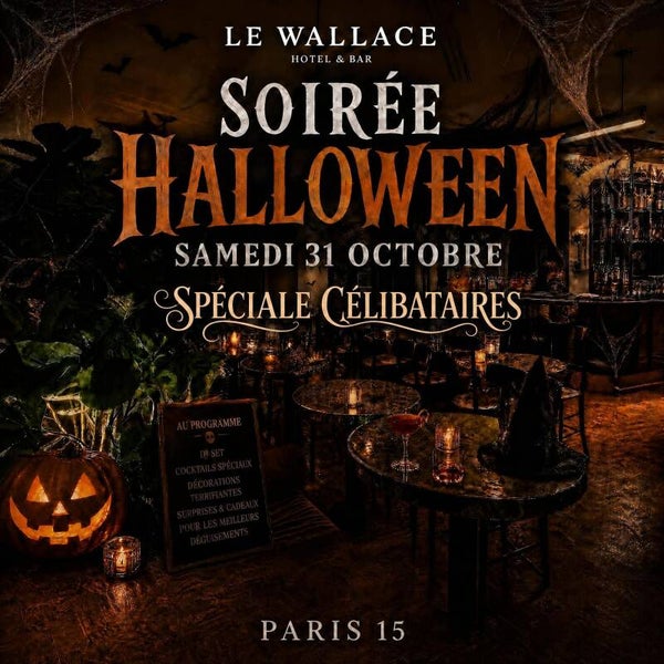 Soirée Halloween - Hôtel 5* Paris 15 🎃 Tarif par palier / par tranche d'âge