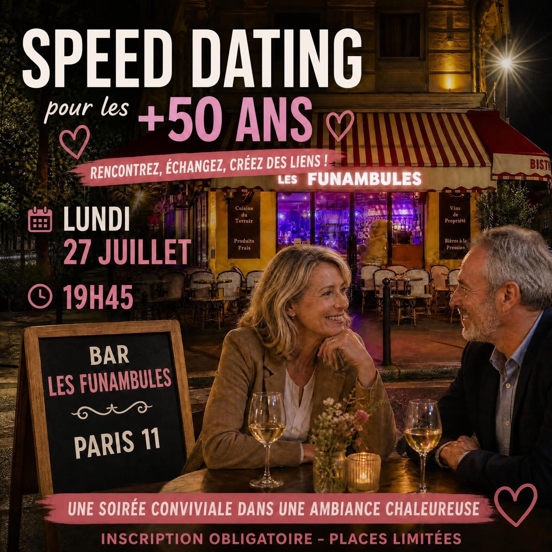Speed dating chic✨ + 50 ans