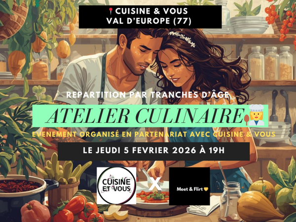 Atelier culinaire👩‍🍳💕Répartition par tranches d'âge