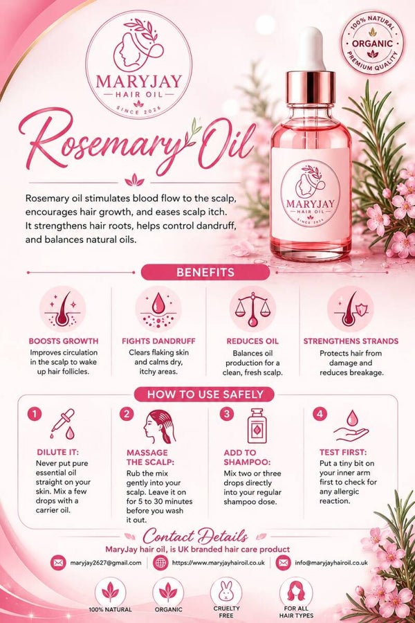 Organic Rosemary hair oil