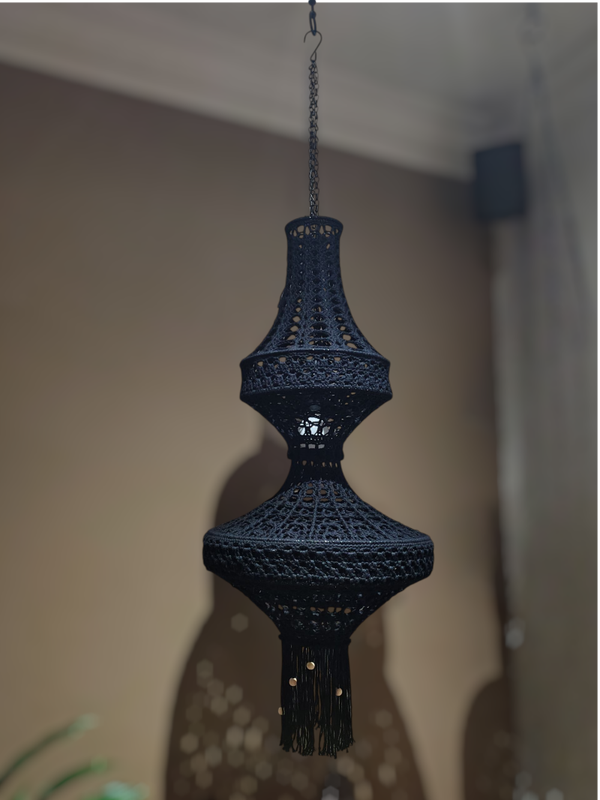 Kroonluchter zwart large