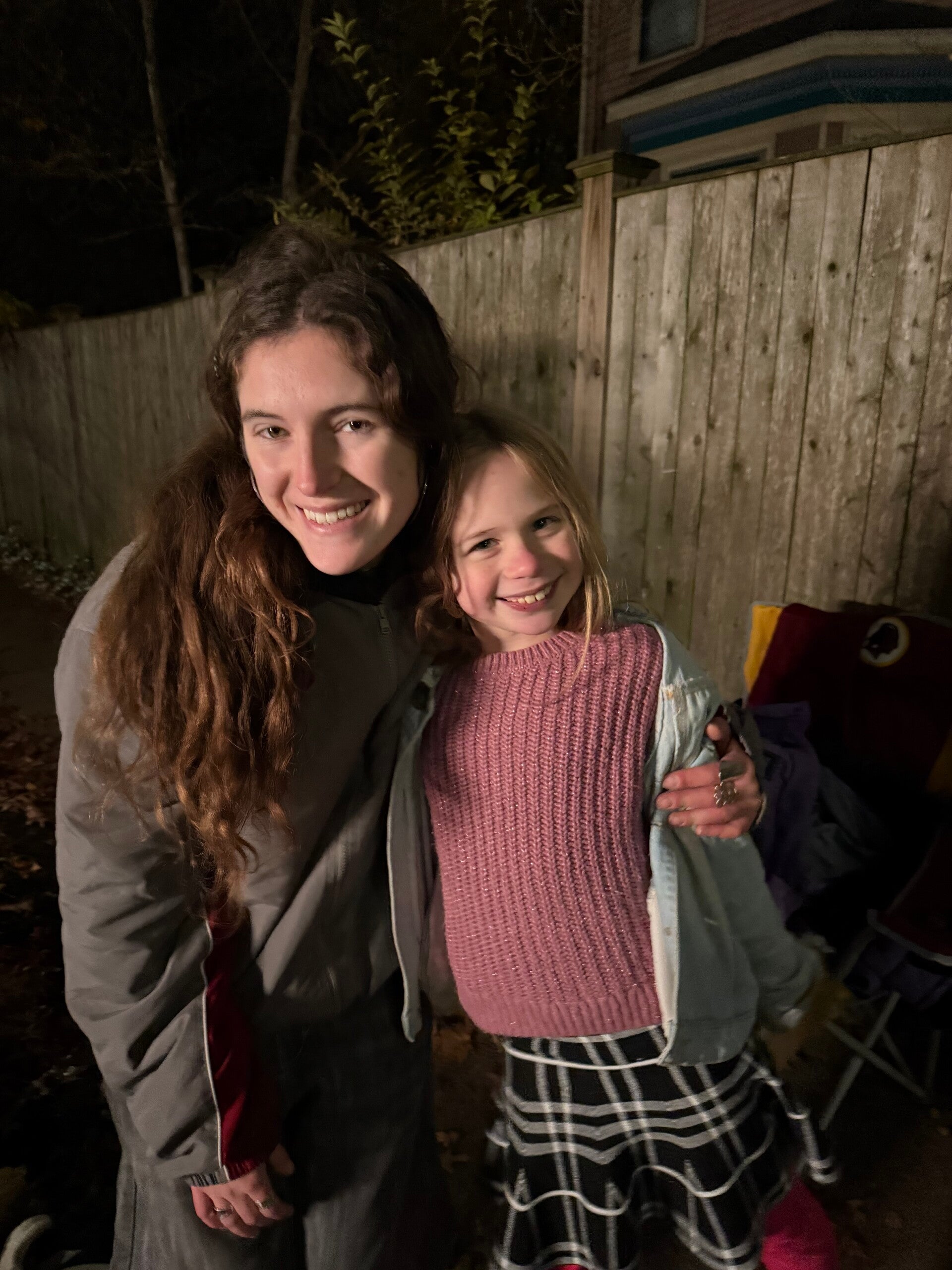 Madi pictured with Anna Wojeck