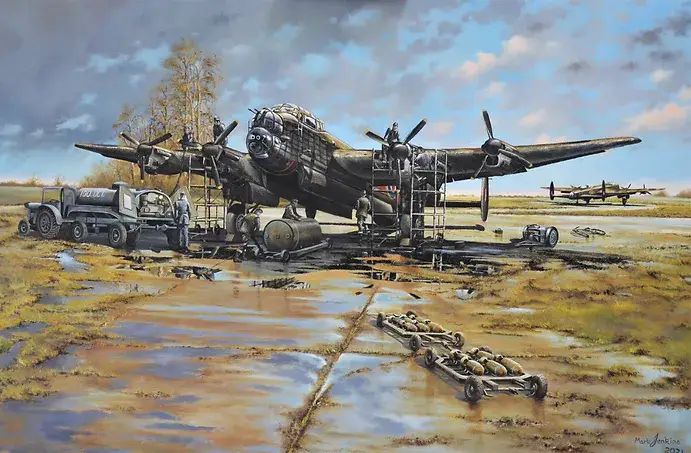 Avro Lancaster. Slipstream Fine Art