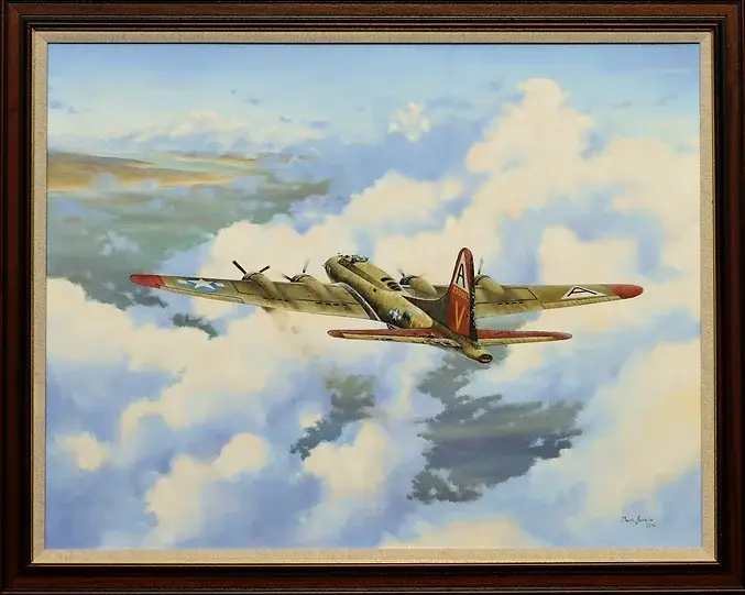 Boeing B17 Flying Fortress. Slipstream Fine Art