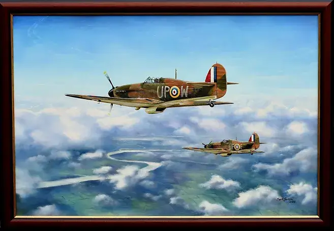 Hurricane Fighters. Slipstream fine Art