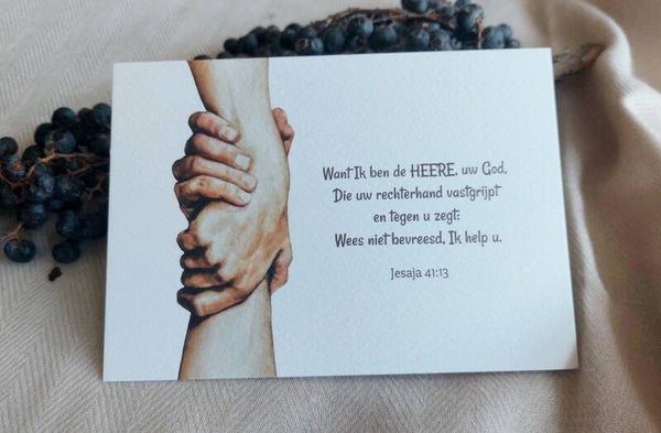 .."Wees niet bevreesd, Ik help u."