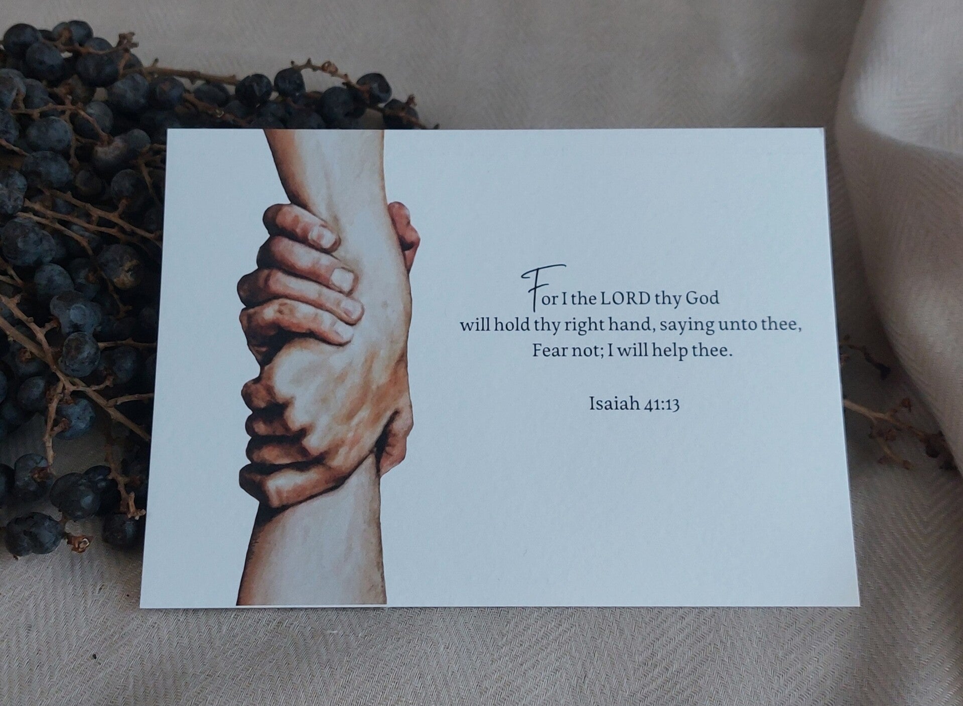 .."Fear not; I will help thee."