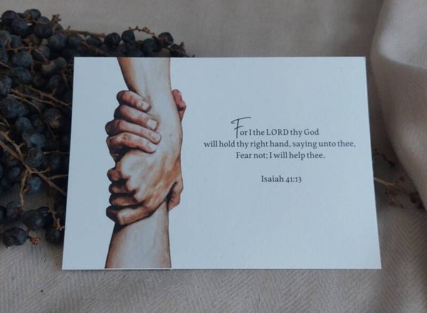 .."Fear not; I will help thee."