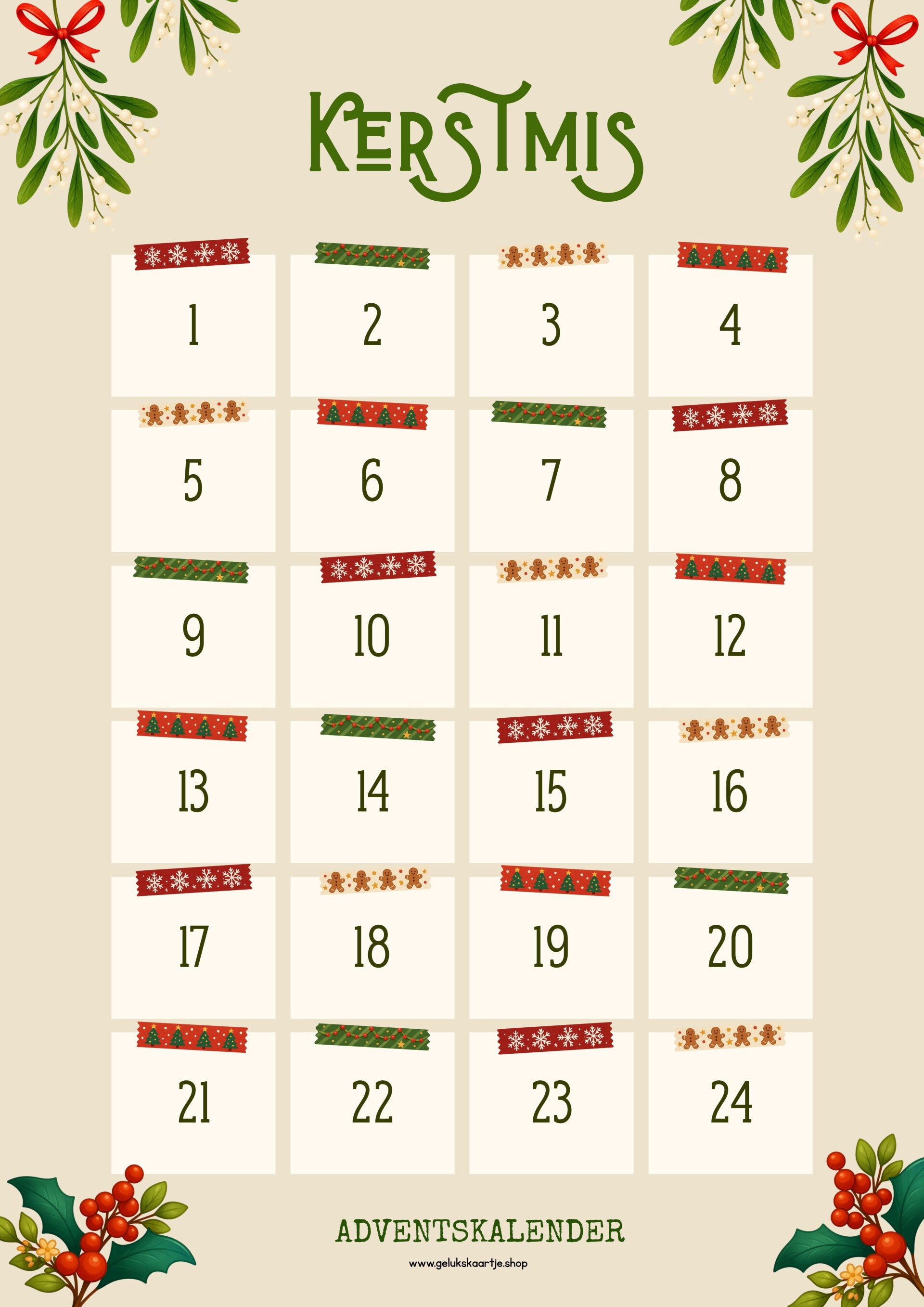 Kerst Adventskalender