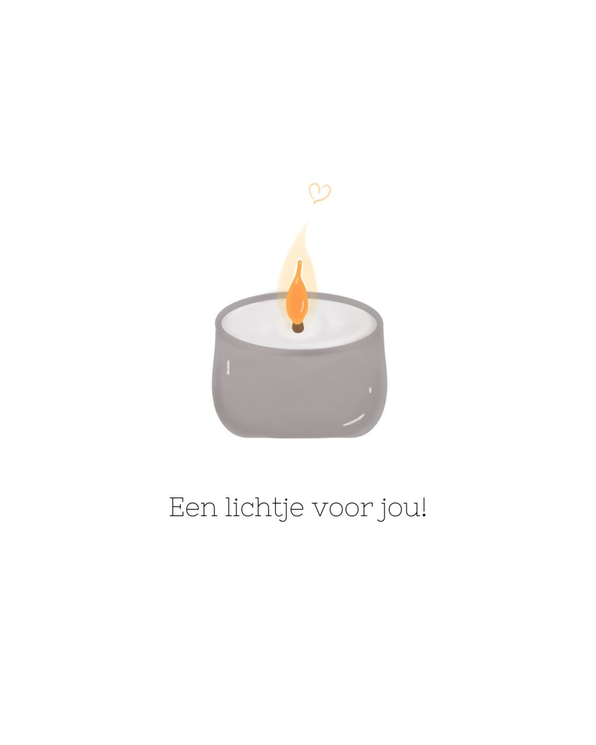 Waxinelichtje – Een lichtje voor jou!