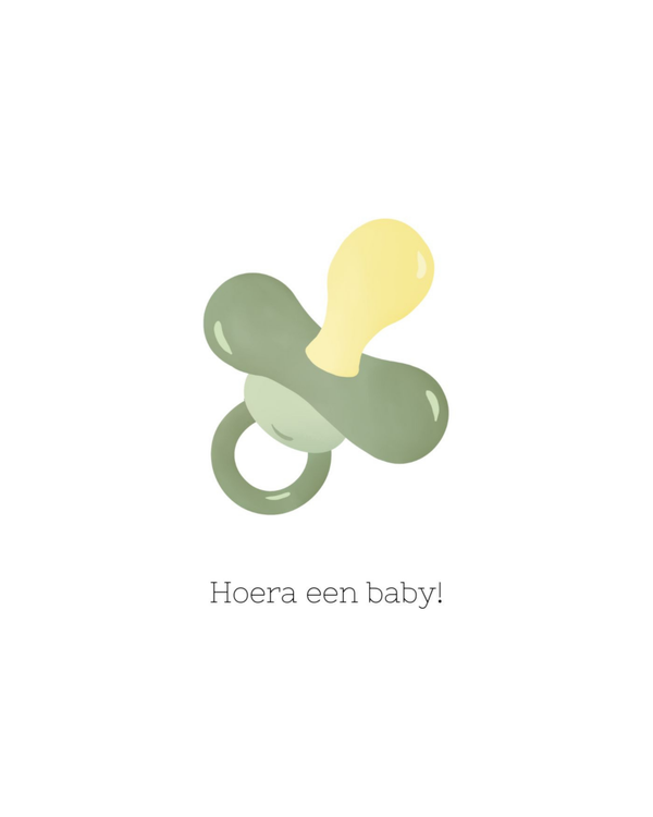 Hoera een baby! – Geboortekaart