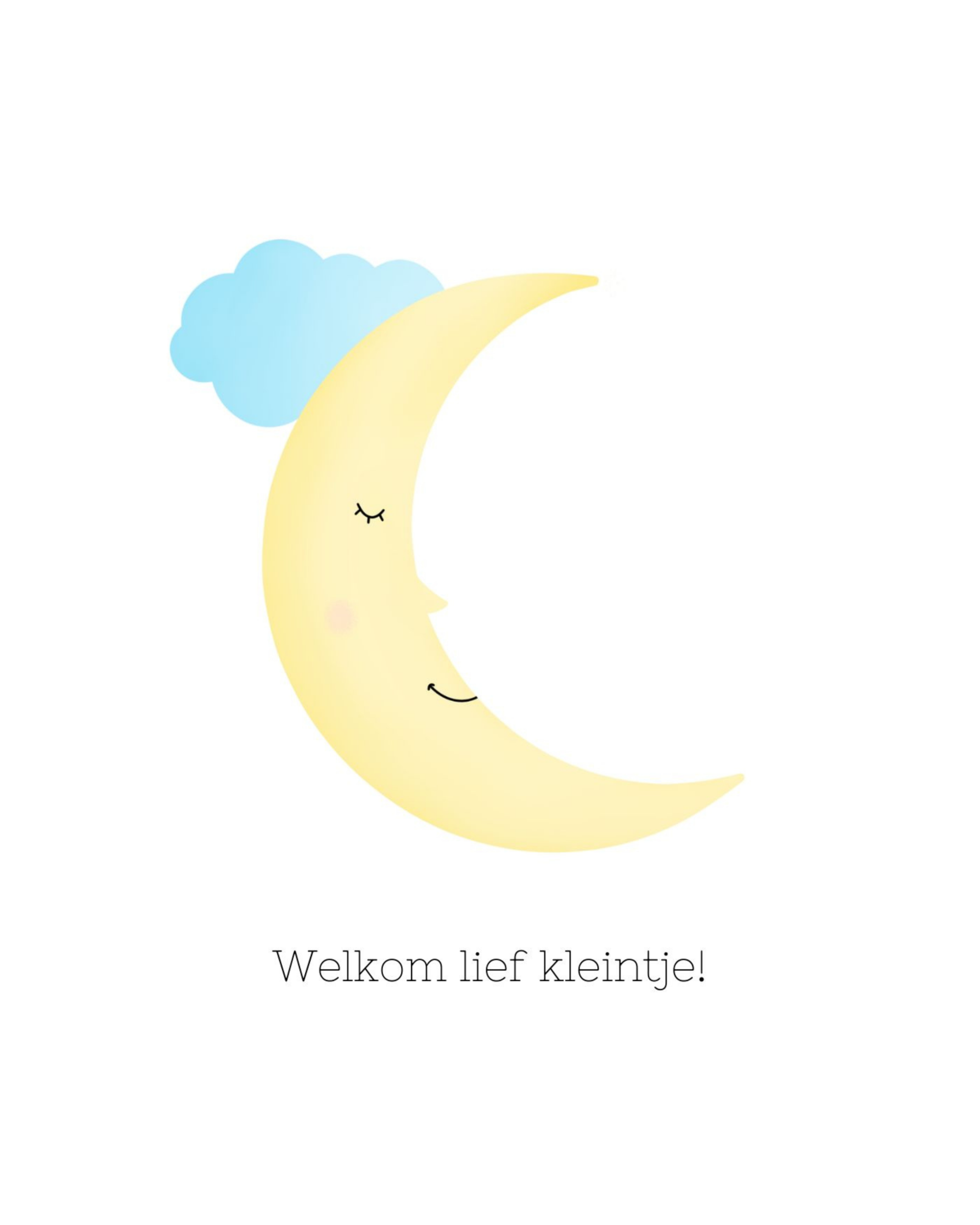 Hallo baby! – Geboortekaart