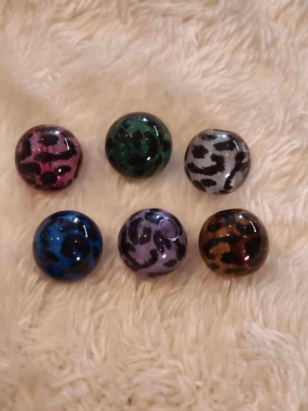 Leopard print rounds