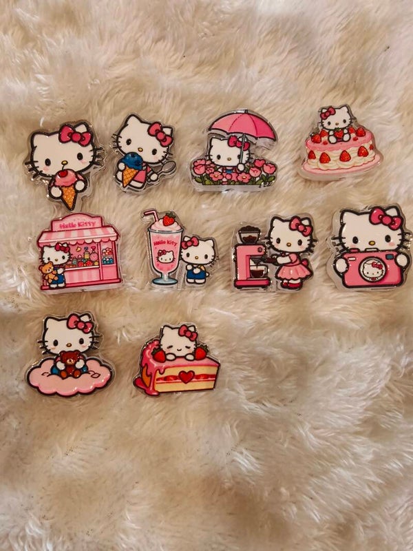 Hello Kitty acryl plaatje 2zijdig
