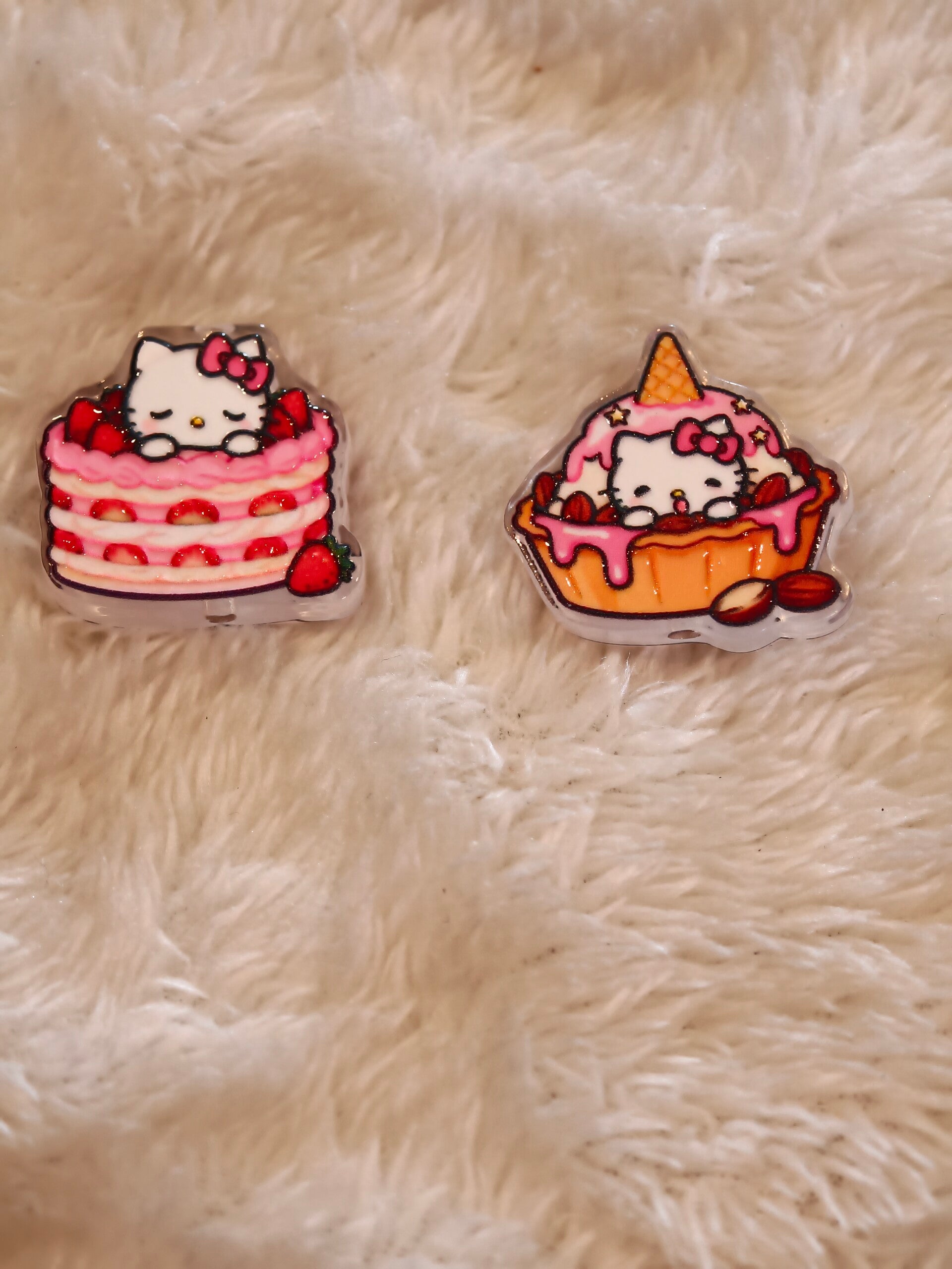 Acryl plaatje Hello Kitty twee zijdig