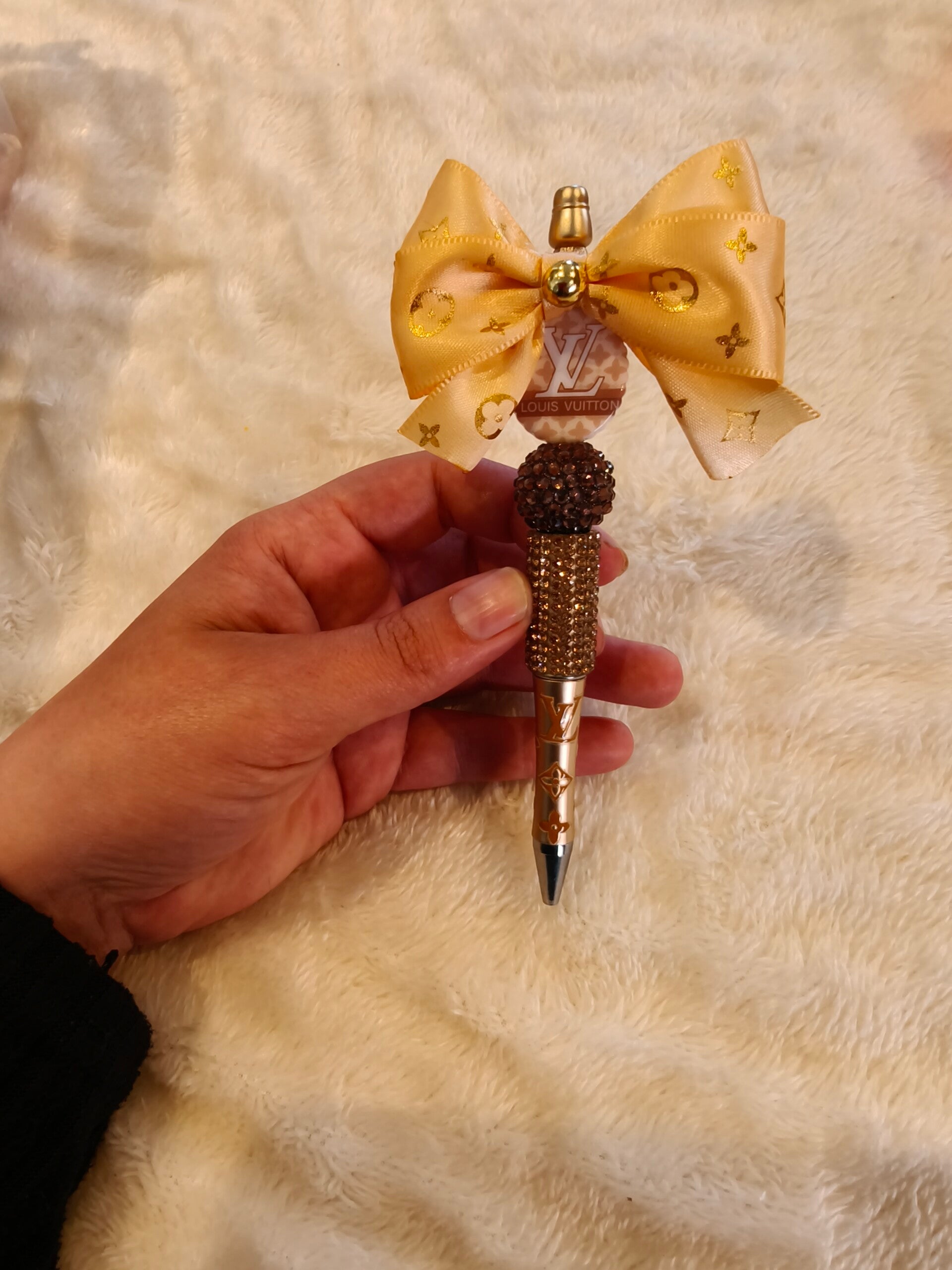 Luxe pen met strik🎀