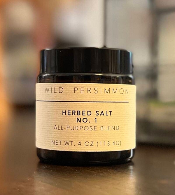Herbed Salt No. 1 - 4 oz Amber Glass Jar