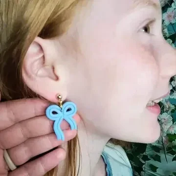 Bow Drop Earrings