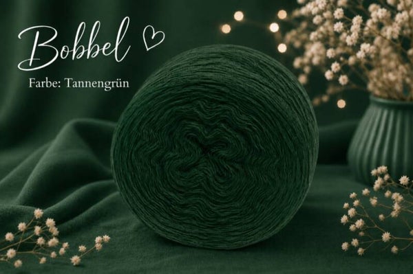 Bobbel Uni Tannengrün