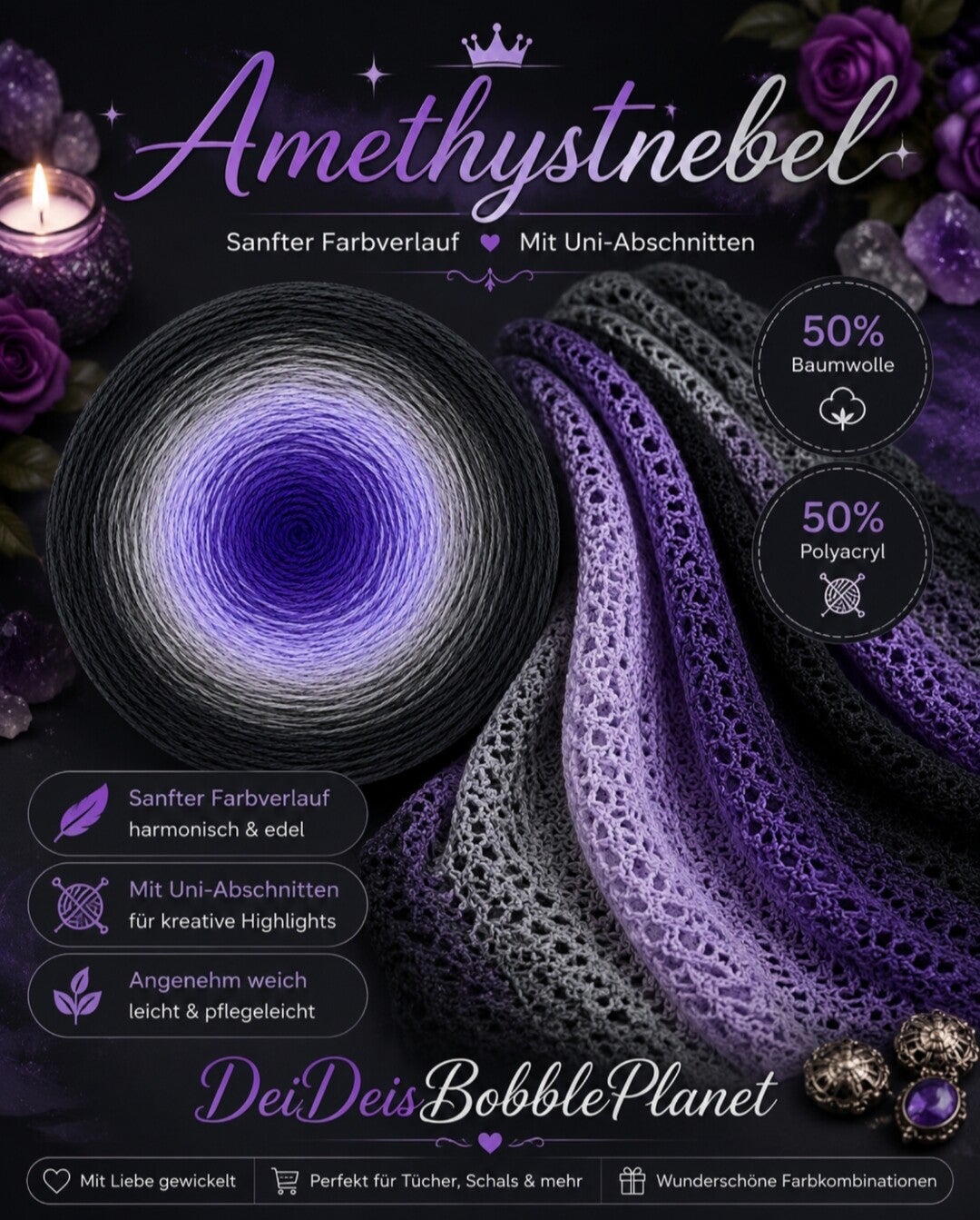Bobbel Amethystnebel