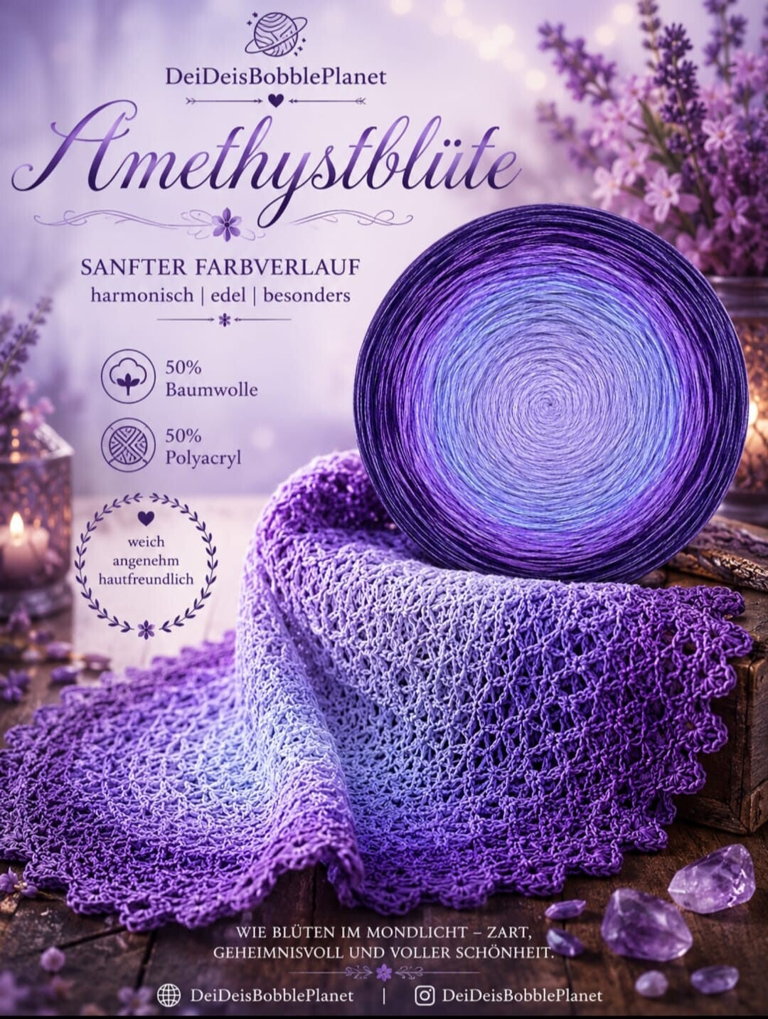 Bobbel Amethystblüte