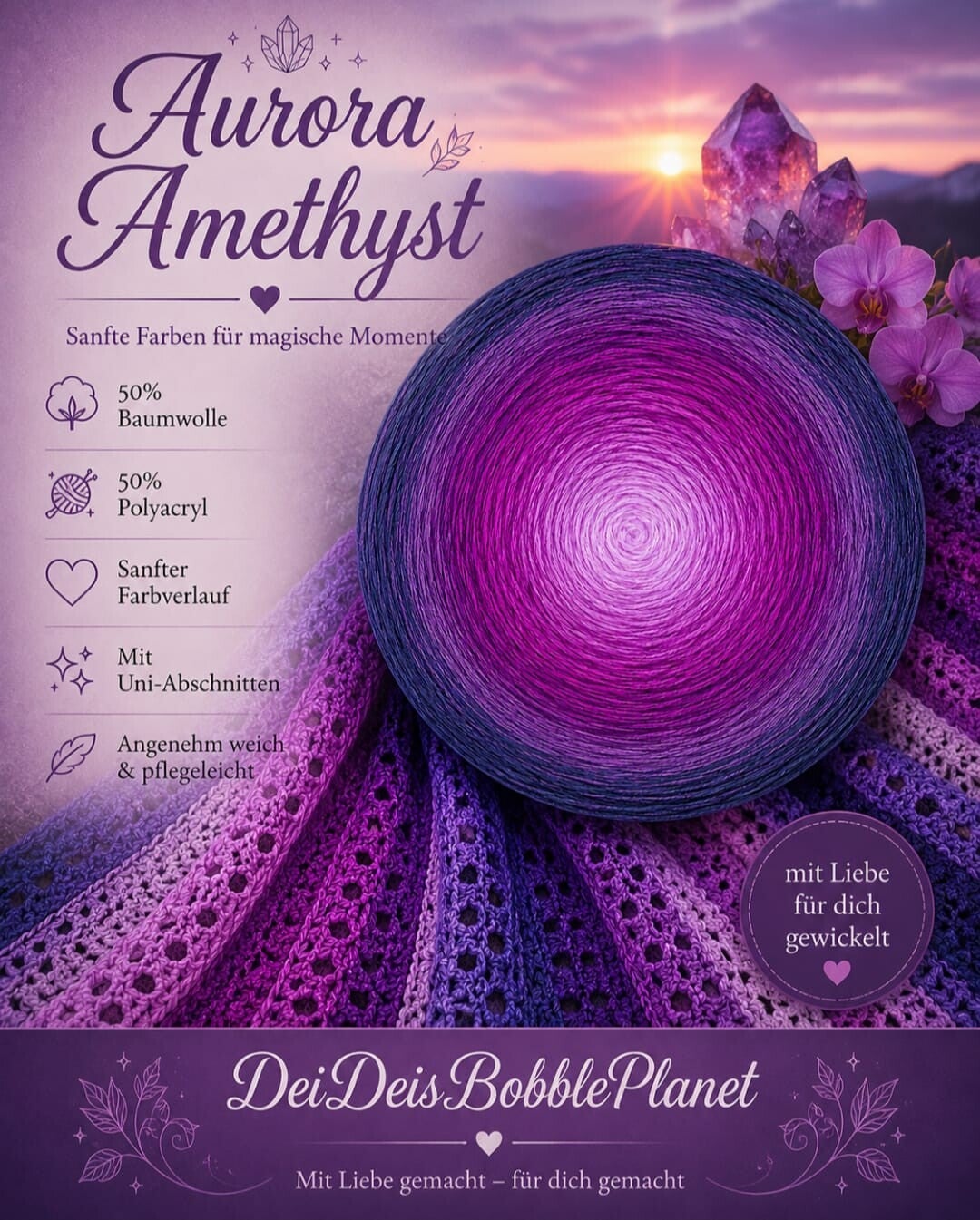 Bobbel Aurora Amethyst