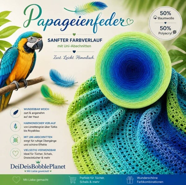 Bobbel Papageienfeder