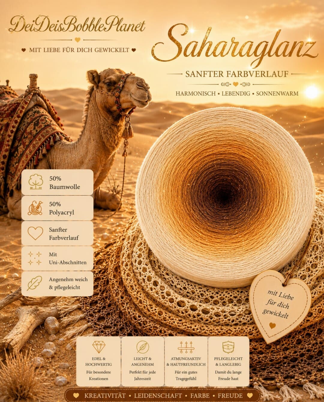 Bobbel Saharaglanz