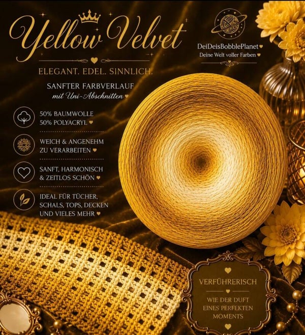 Bobbel Yellow Velvet