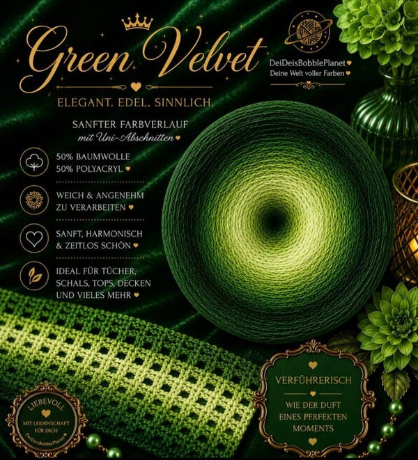 Bobbel Green Velvet