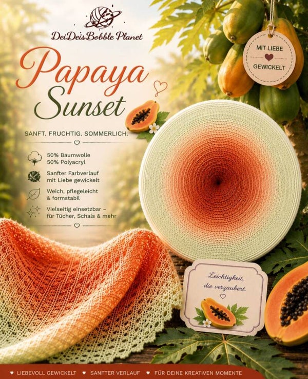 Bobbel Papaya Sunset