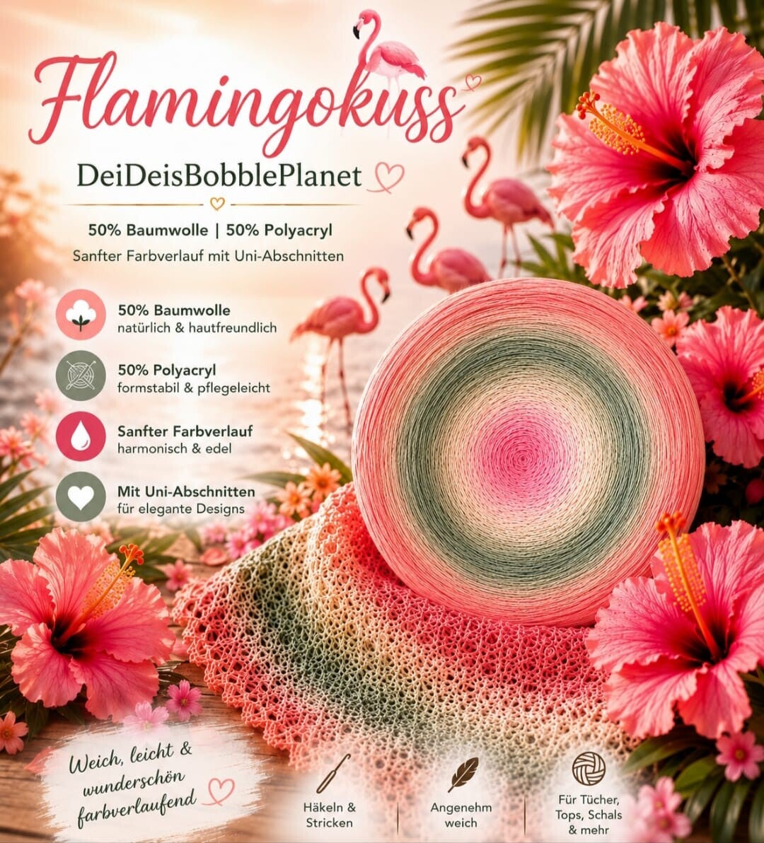 Bobbel Flammingokuss