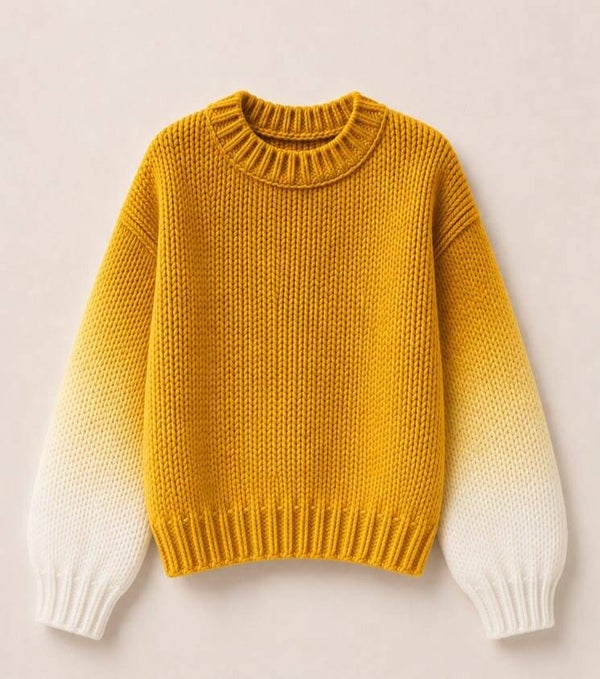 Pullover wüste/weiß 1