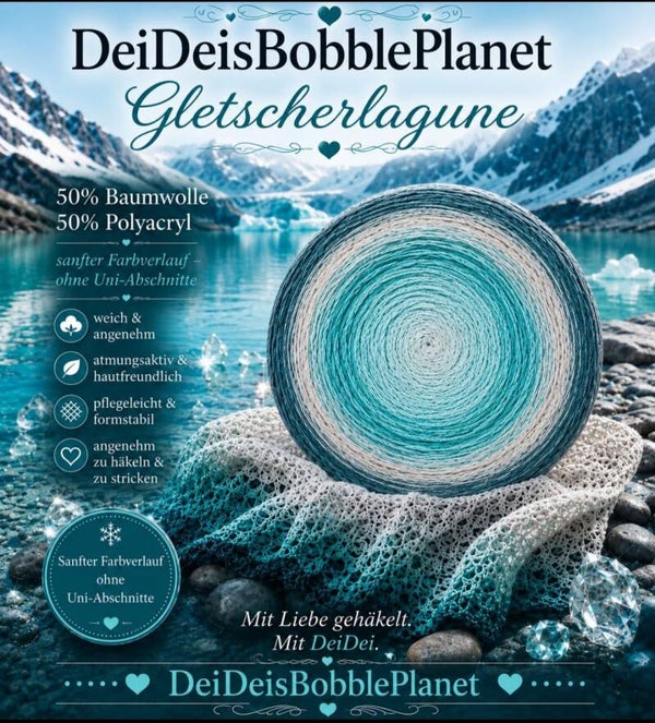 Bobbel Gletscherlagune