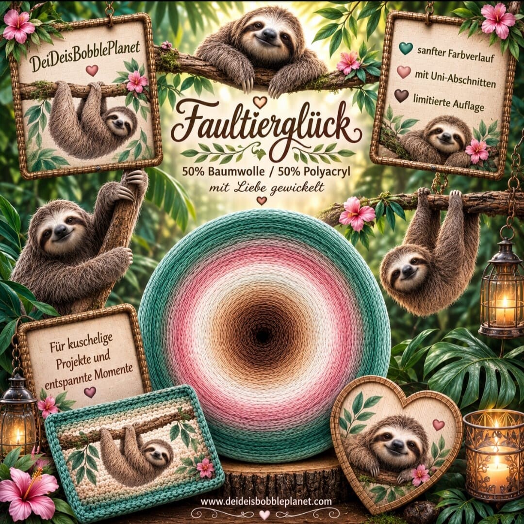 Bobbel Faultierglück