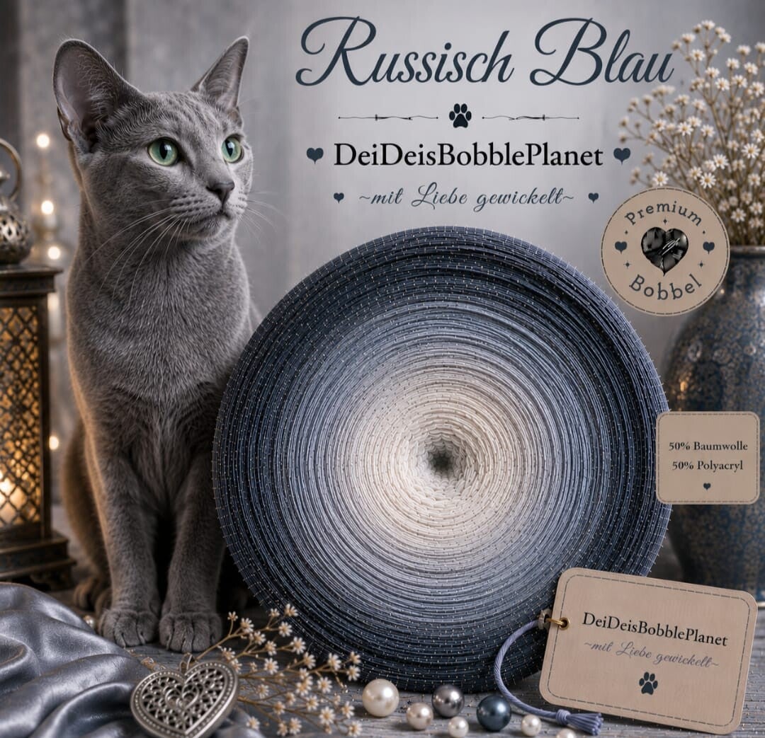 Bobbel Russisch Blau