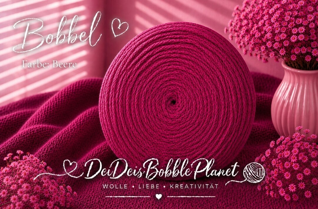 Bobbel Uni Brombeere