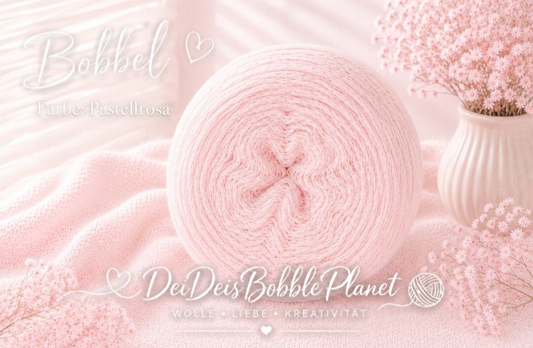 Bobbel Uni Pastellrosa