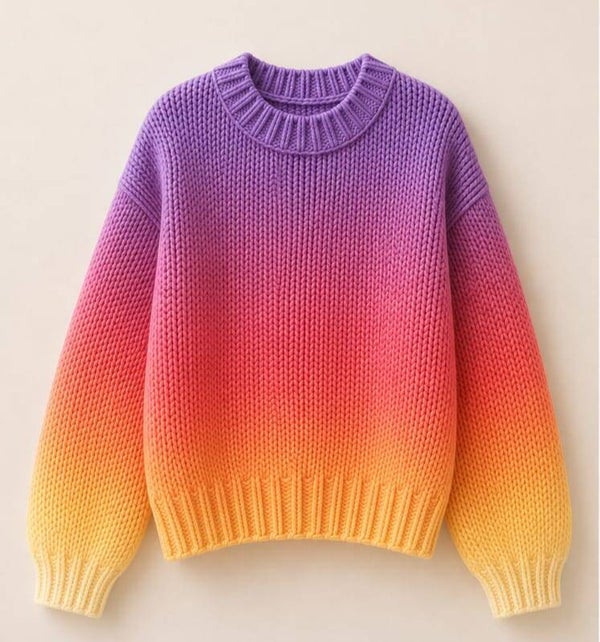Pullover rainbow