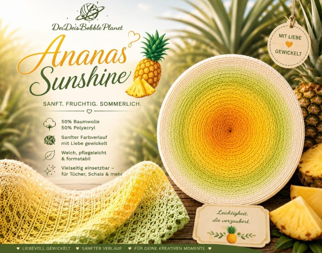Bobbel Ananas Sunshine
