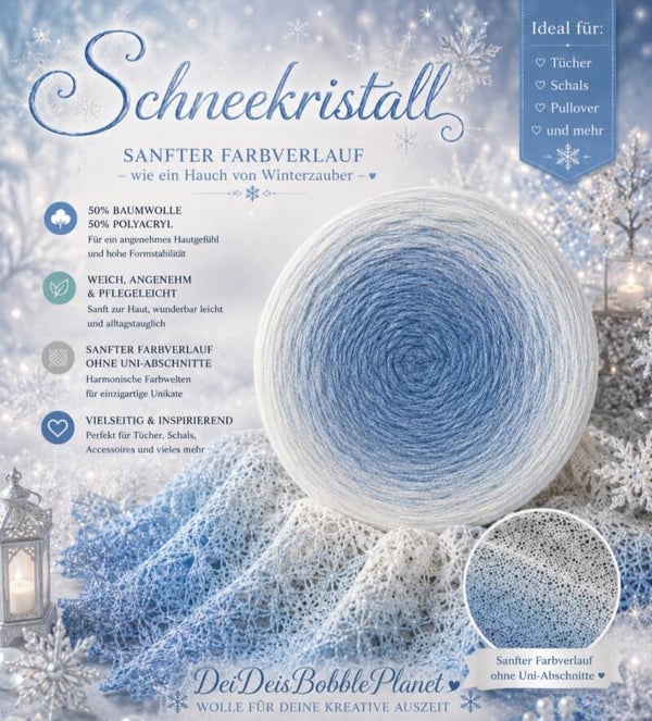 Bobbel Schneekristall