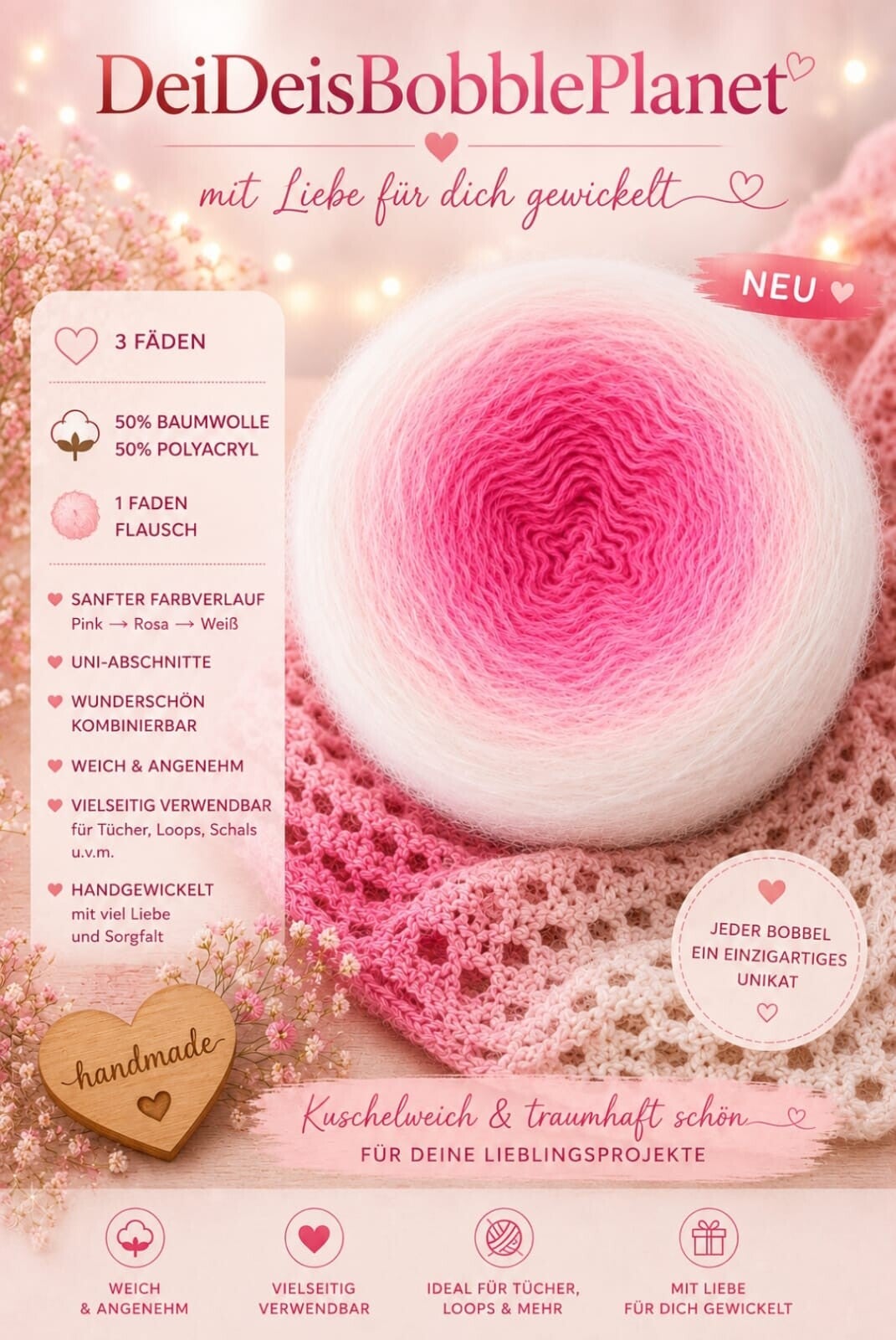 Flauschi candy / weiß