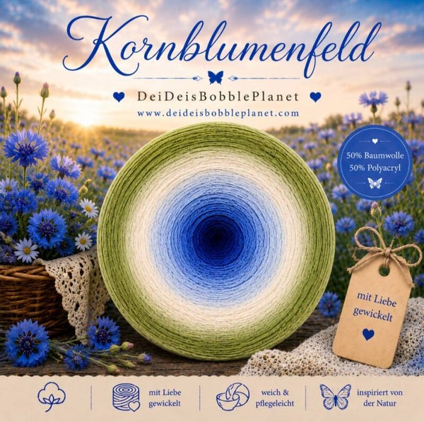 Bobbel Kornblumenfeld