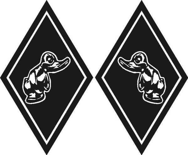 Turbo duck corner decals