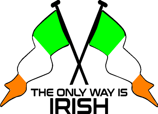 Only way is irish decals