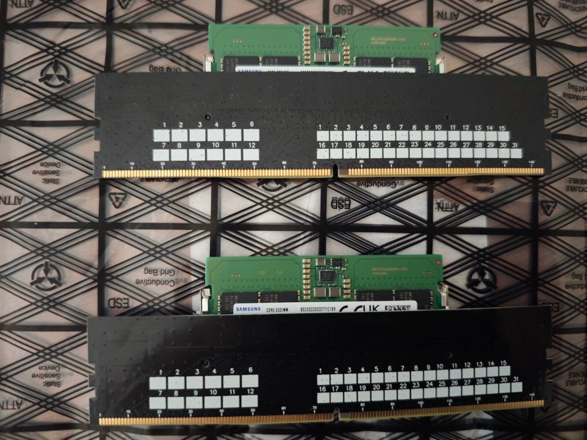 Kit ram sodimm 16 go 2x8 5600 MHz avec adaptateur udimm