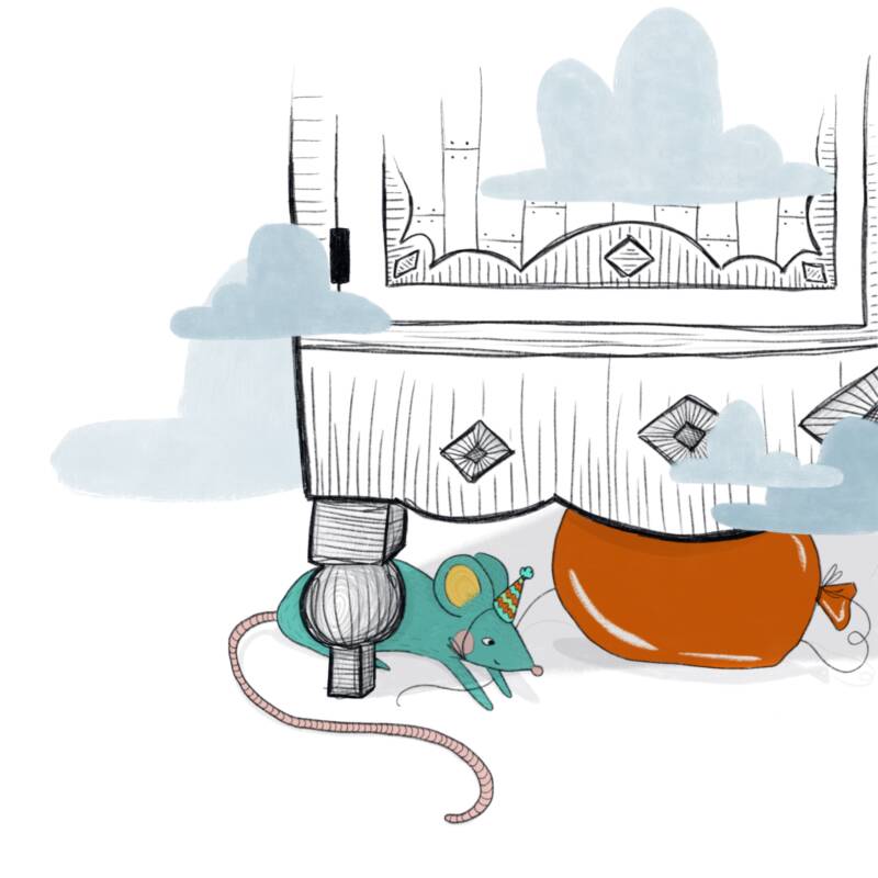 De muis die behandelingen aan kinderen uit legt