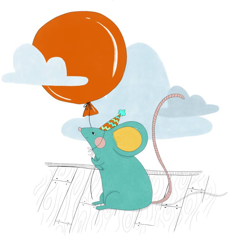 De muis die deze behandeling uit legt 