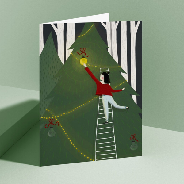 Lichtpuntje kerst kaart | Pre order